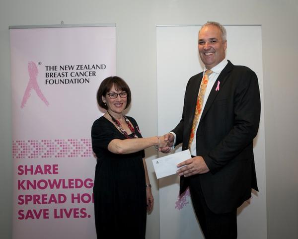 Donation to the New Zealand Breast Cancer Foundation.